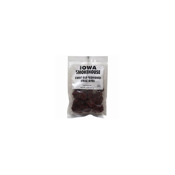 Iowa Smokehouse/Preferred Wholesale Steak Bites Sweet Old Fashioned Jerky, 8-oz. IS-SBOF - main