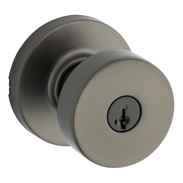 Kwikset Residential Door Knobs Entry Gunmetal 740PSKRDT-18GS - main