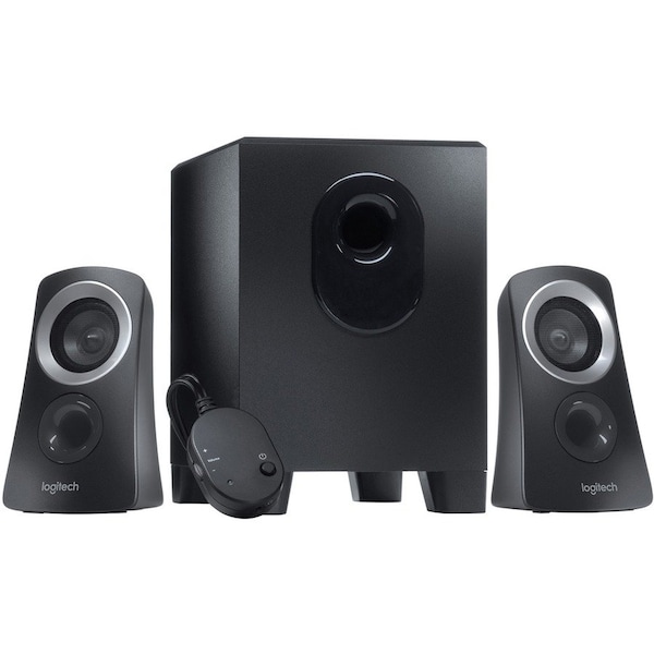 Logitech Z313 21 Speaker System 25 W RMS Black, Black LOG980000382 - main