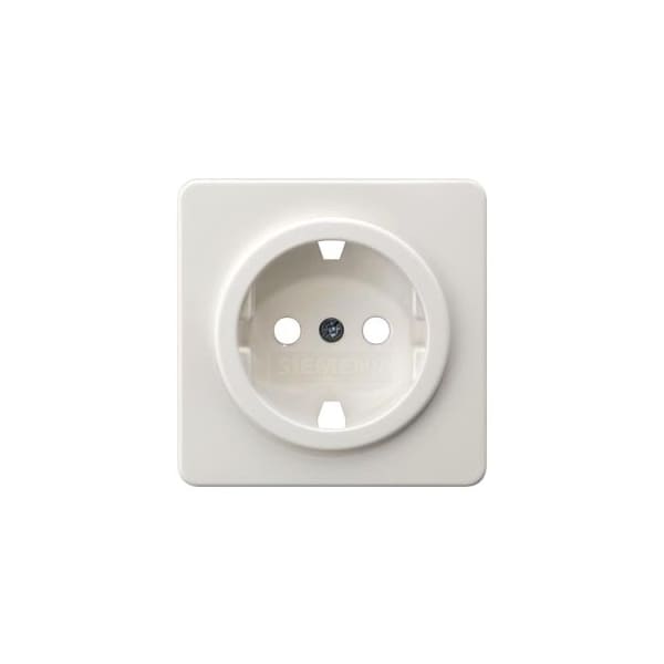 Siemens DELTA profil, titanium white Cover plate 65x 65 mm for SCHUKO socket outlet 5UH1047 - main