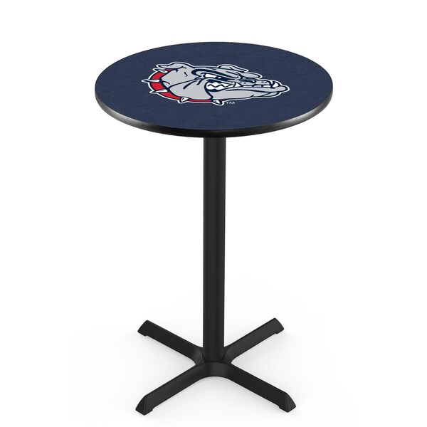 Holland Bar Stool Co 36" Blk Wrinkle Gonzaga Pub Table, 36" dia. Top L211B3636Gonzga - main