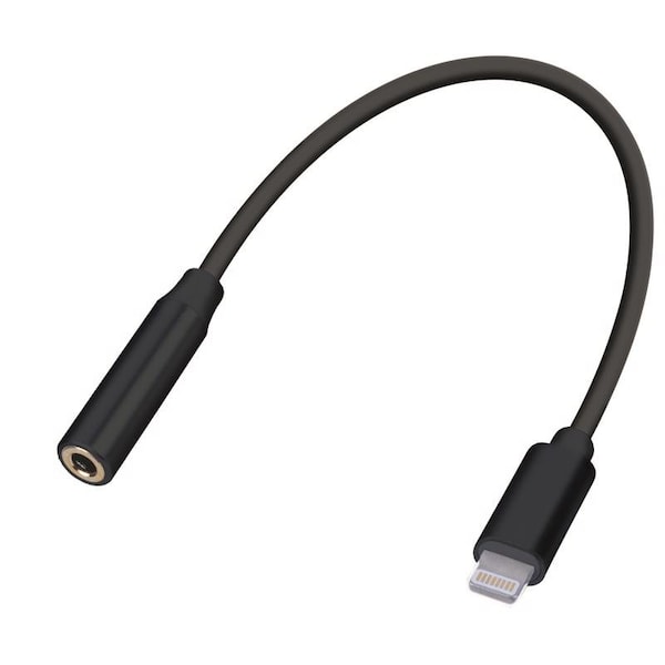 Fabcordz Black Adapter Lightning Audio Adapter For Universal FAB-1033 - main