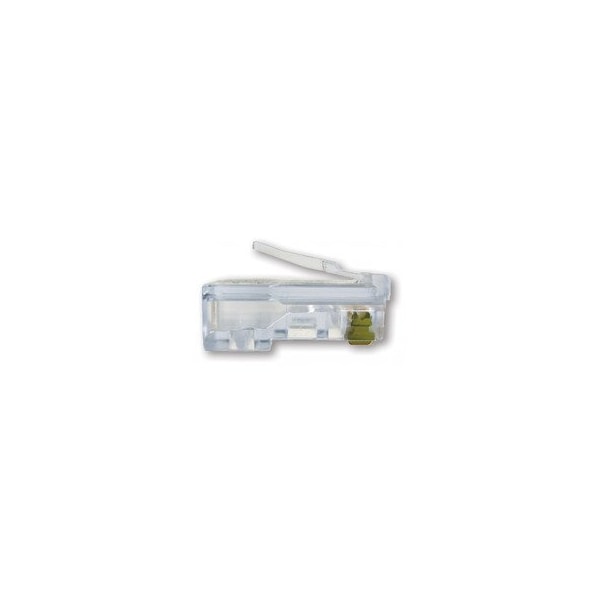 Cable Wholesale Platinum Tools EZ-RJ45 Cat5e Crimp Connectors, Slide Through Wires, POE Compliant, 100003C - main