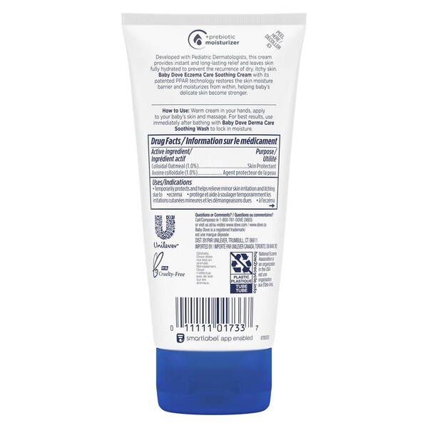 Baby Dove Eczema Care Soothing Cream, 5.1 Ounce, 8PK 67907360 - main