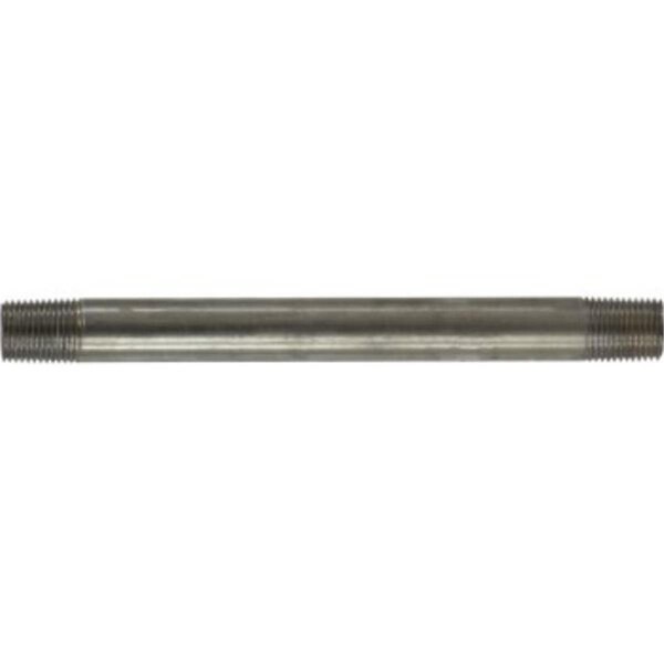 Anderson Metals Anderson Metals 0.125 in. Stainless Steel Close Pipe Fitting E Nipple Joint 48001B - main