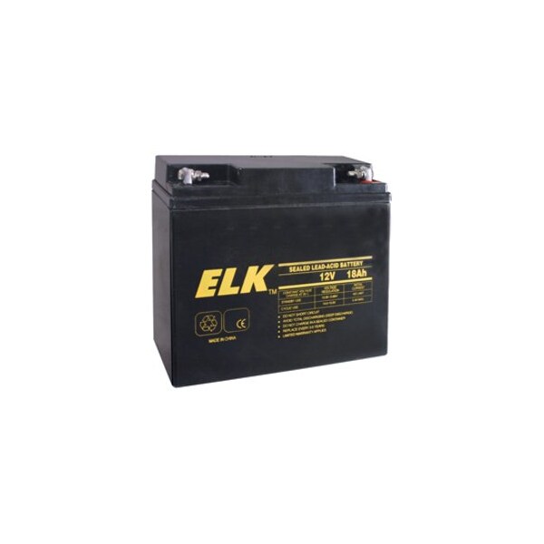 Elk Products 12V 18 0AH Battery 12180 - main