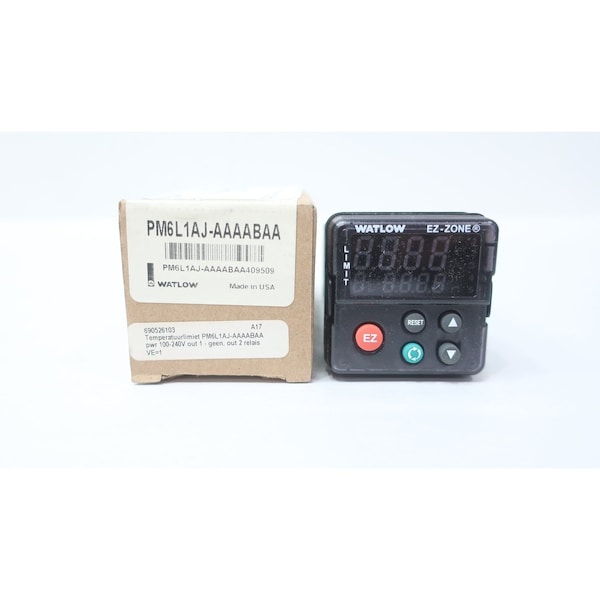 Watlow TEMPERATURE CONTROLLER PM6L1AJ-AAAABAA - main