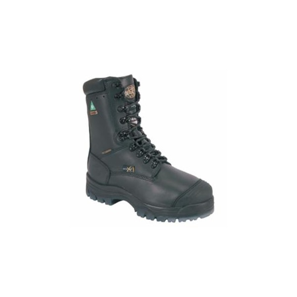 Oliver By Honeywell 45 Series Leather 9 in Lace-Up Composite Toe Boots, Size 14, Black 821-45675C-BLK-140 - main