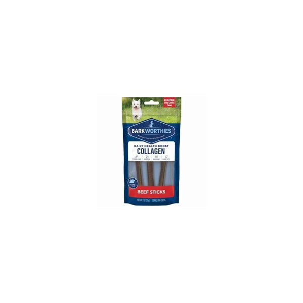 American Distribution & Mfg Co 95% Collagen Beef Sticks Dog Treats, 6-In, 3PK 2022644 - main