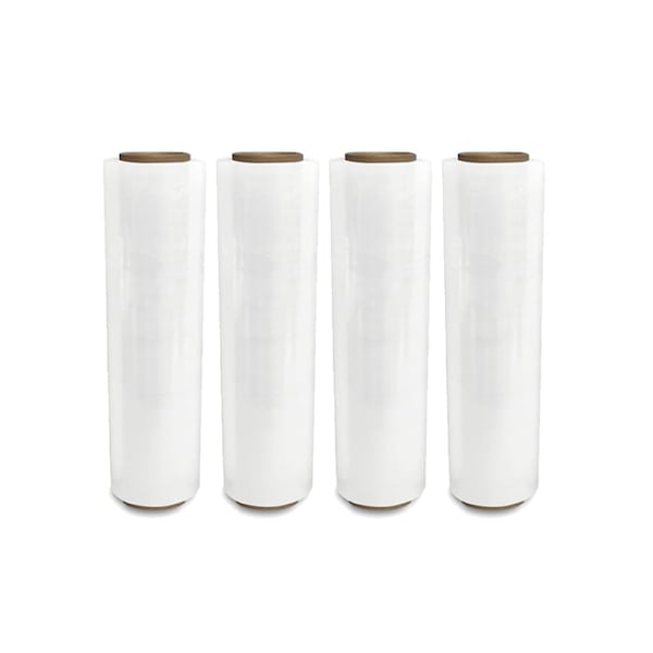 4Dock Stretch Wrap, 18 in W x 1,500 ft L, 60, Clear, Packing, Moving SW002 - main