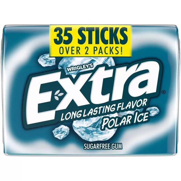 Extra Sugar Free Polar Ice Chewing Gum 1 pk WMW27612 - main