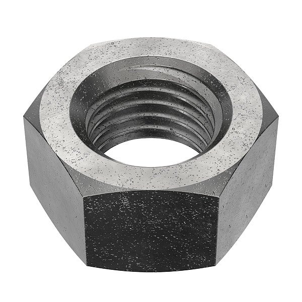 Zoro Select Hex Nut, M16-2.00, Steel, Class 10, Black Oxide, 13 mm Ht, 25 PK M04120.160.0001 - main