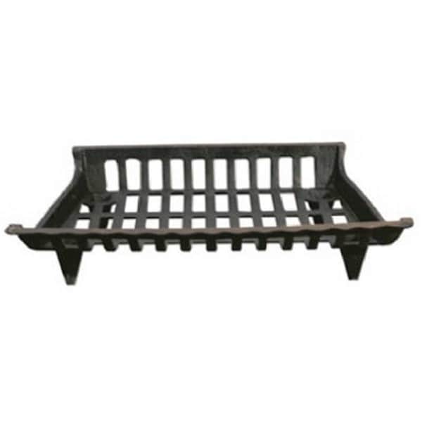 Ghp Group GHP CG24 24 in. Cast Iron Fireplace Grate- Black 641602 - main