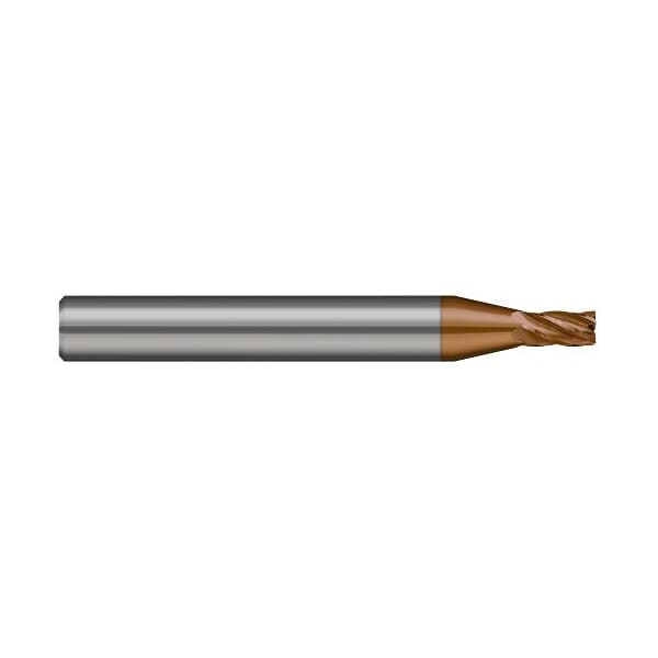 Harvey Tool Miniature End Mill-5 Flute-Square, 739470-C10, Ti-Nano, .070" Cutter Diameter, .105" Length of Cut 739470-C10 - main