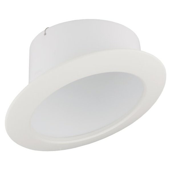 Elco Lighting 6in Sloped Baffle, Coil Springs Trim, White EL617W - main