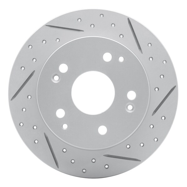 Dynamic Friction Co DFC Geoperformance Rotor - Drilled and Slotted 830-59026R - main