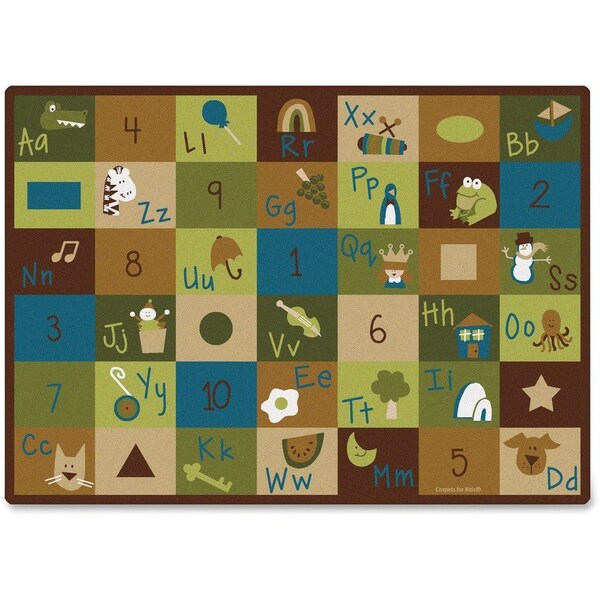 Carpets For Kids Learning Blocks Nature Rug 37712 - main