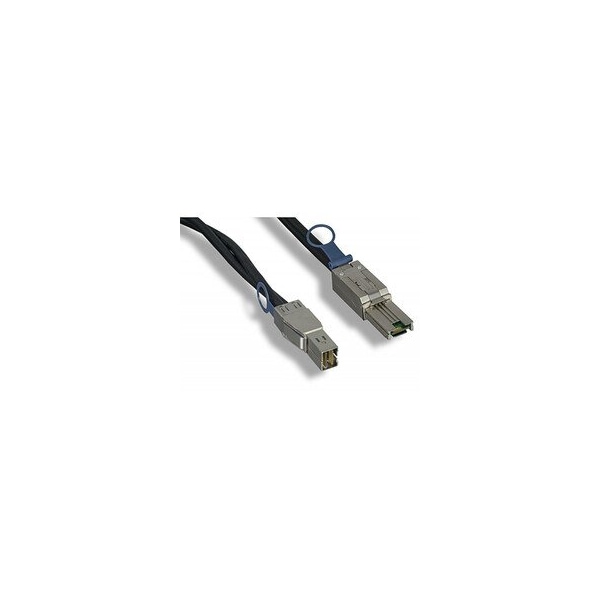 Cable Wholesale SFF8644 to SFF8088 External Mini-SAS Cable, 12Gbit, SFF8644 male to SFF8088 male, 2m 23SA-02102 - main