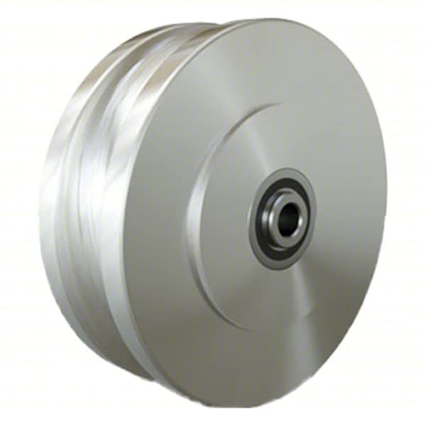 Hamilton Track Wheel, 6"dia, 1,950 lb, SS W-620-150-SSUB-1/2 - main