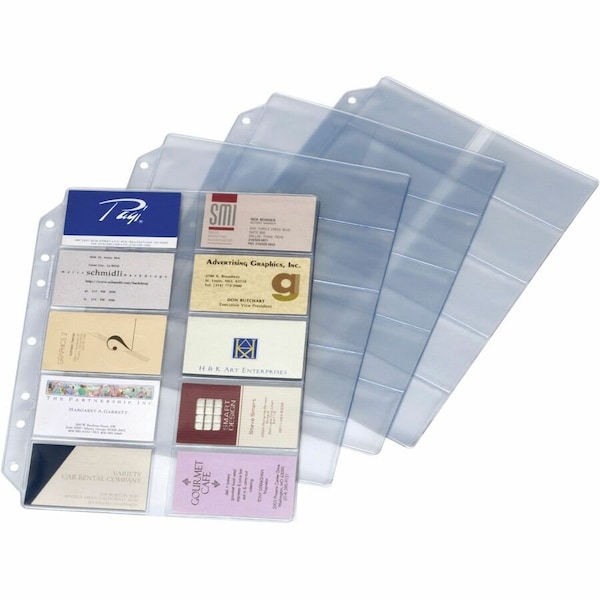 Cardinal Brands Cardinal Poly Business Card Refill Page 7860000 - main