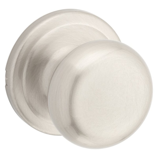 Kwikset Door Knob, Satin Nickel, 138 to 134 in Thick Door, 214 in Strike 720J15CP6AL - main