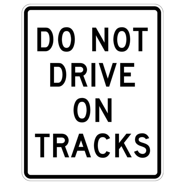 Sign Solutions Usa Traffic Sign, 24 in Width, Aluminum Sign, Vertical Rectangle DUS10DWT2430R15-6a - main