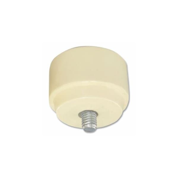 Nupla Hammer Striking Tip, 2 in dia, Cream, Medium Hard, Nylon, 2PK 545-15-206 - main