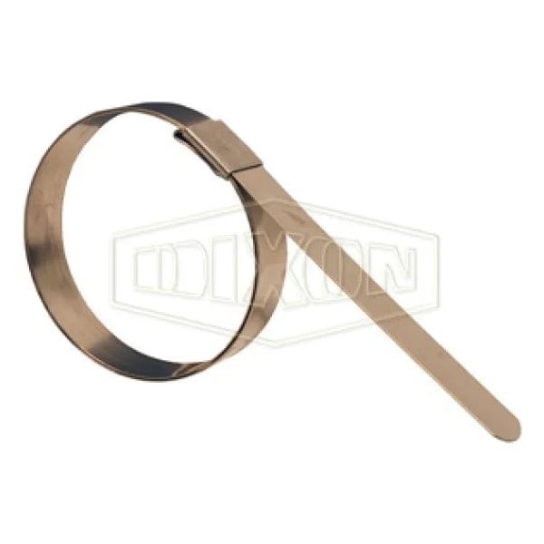 Dixon F Series Center Punch Preformed Band Clamp, 1-1/4 ID x 0.022 in Thick, 300 SS, Domestic FS5 - main