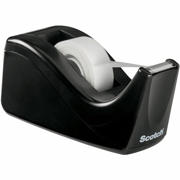 3M Scotch Desktop Tape Dispenser, Black C60-BK - main
