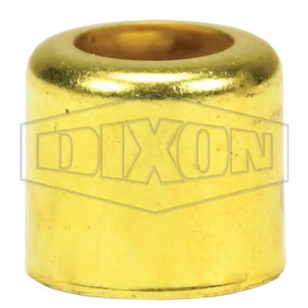 Dixon Ferrule, 0.548 in Nominal, 31/64 in L, Brass, Domestic BFL548 - main