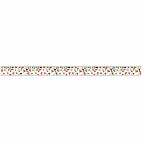 Teacher Created Resources Confetti Magnetic Border, 24 Feet/Pack, PK3 TCR77149 - main