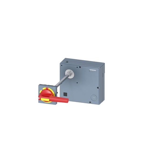 Siemens door mounted rotary operator EMERGENCY OFF IEC IP65 with door interlock 3VA9877-0FK25 - main