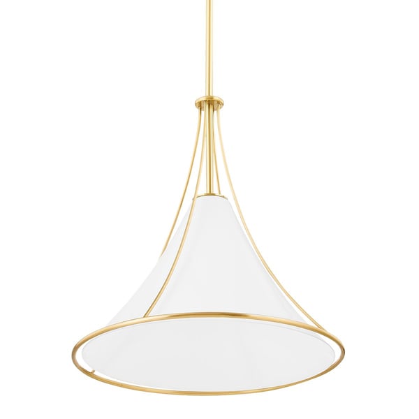 Mitzi Madelyn 1 Light Pendant 18.5 In. Aged Brass H645701L-AGB - main