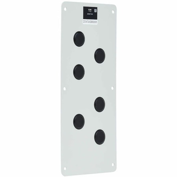 Eaton Tripp Lite series SmartRack Cable Gland Plate for NEMA-Rated Enclosure Cabinets, 6 Ports (0.5 in.) SRGP1KO - main