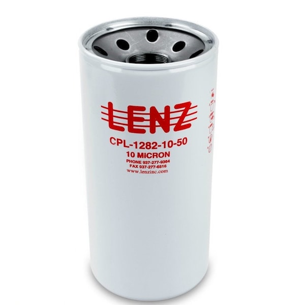 Lenz Replacement Elements: 10 Micron, 150 PSI, 60 GPM, 1 1/2 in-16 UNF CPL-1282-10-50 - main