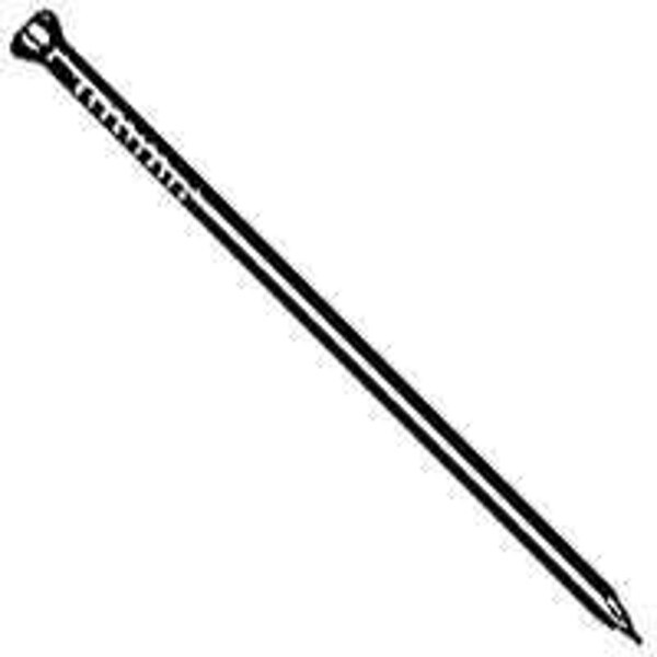 Maze Nails HT150-112 Trim Nail, Hand Drive, 1-1/2 in L, Carbon Steel, Smooth Shank, Black, 5 lb HT150112 - main