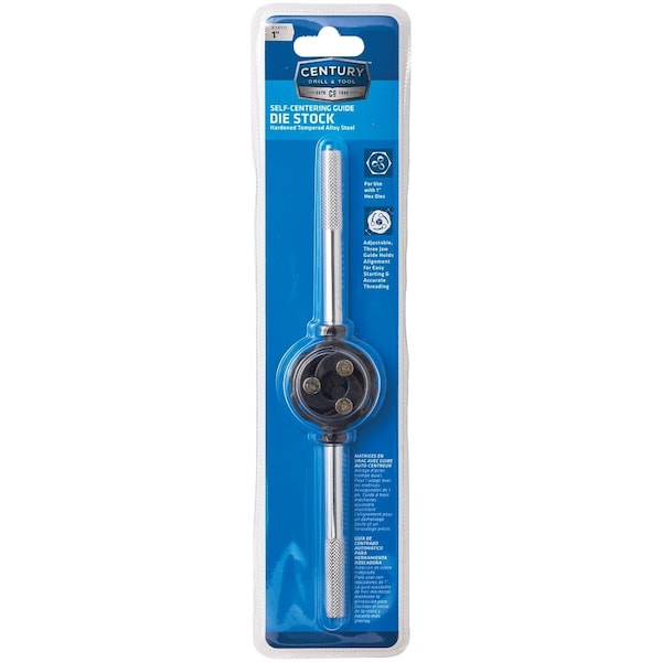 Century Drill & Tool 1'' Self-Centering Adjustable Die Stock 98511 - main