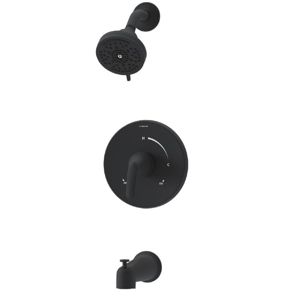 Symmons Elm Single Handle Wall Mounted Tub and Shower Trim Kit with Diverter Lever (Valve Not Included) 5592MB15TRM - main