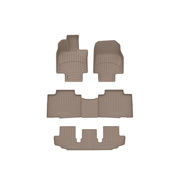 Weathertech Tan, Front and Rear and Rear FloorLiner HP 451609-1-2-3IM - main