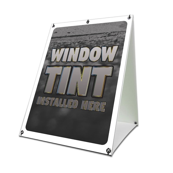 Signmission Window Tint, 36 Inch x 24 Inch A-frame Yard Sign, Coroplast Yard Sign SBC-2436-30439 - main