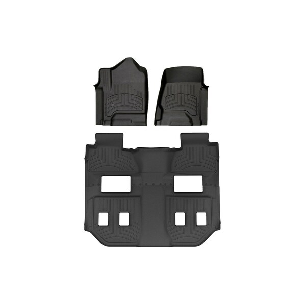 Weathertech Black, Front and Rear FloorLiner HP 44607-1-3IM - main