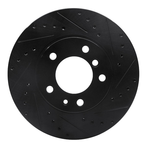 Dynamic Friction Co DFC Brake Rotor - Drilled and Slotted - Black 633-31020R - main