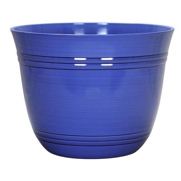 L&G 11 in. H X 14.5 in. W X 14.5 in. D X 14.5 in. D Polyresin Galileo Planter Cobalt PVH0115BBI - main