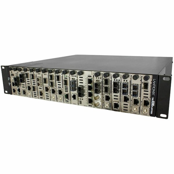 Transition Networks MEDIA CONVERTER CHASSIS- 19-SLOT CHASSISCH3 W/ DC PWR SUPPLY ION219-D - main