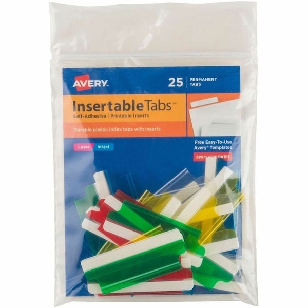 Avery Tabs, Index, Printable, 2", Mi 6PK AVE16239 - main