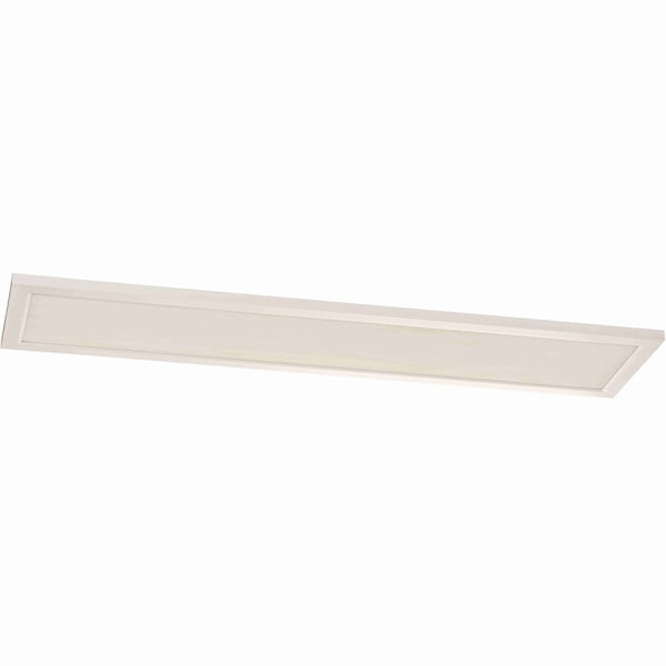 Afx Lugano LED Flush Mount - White - 12" D x 48" W LGNL4812LAJD4WH - main