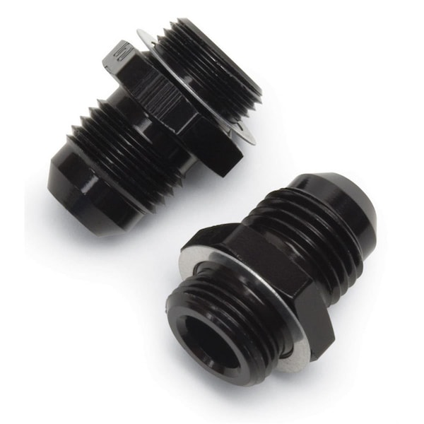 Russell 640203 - 6 AN to 0.56 in. - 24 ProClassic Holley Carb Adapter Fitting, 2PK RUS640203 - main