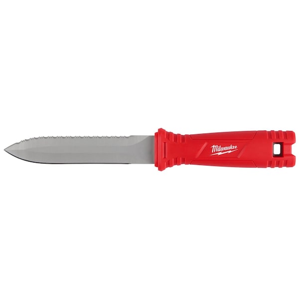 Milwaukee Tool Duct Knife, Serrated/Smooth, Blade 5 1/2 in L 48-22-1927 - main
