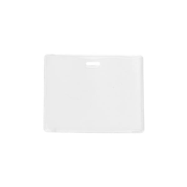 Brady Horizontal Top-Load Proximity Card Badge Holder with Slot - 3.07" x 3.9" - Vinyl 1840-5015 - main