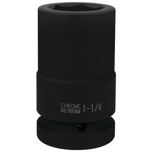 Performance Tool 1 in. Dr. Impact Socket, 6 pt Deep Socket Chrome Moly M747-20 - main